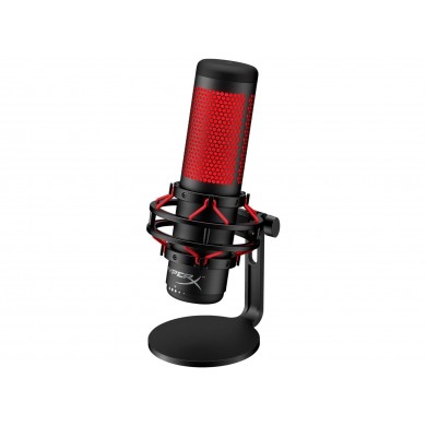 Microfon pentru streaming HyperX QuadCast 2 S, Black/Red, [9A273AA]