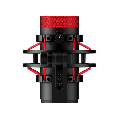 Microfon pentru streaming HyperX QuadCast 2 S, Black/Red, [9A273AA]