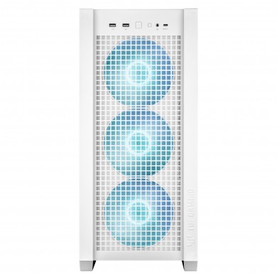 Carcasa ASUS TUF Gaming GT302 ARGB WHITE / no PSU / 4x140mm ARGB fan/ EATX/ White