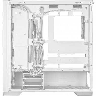 Carcasa ASUS TUF Gaming GT302 ARGB WHITE / no PSU / 4x140mm ARGB fan/ EATX/ White