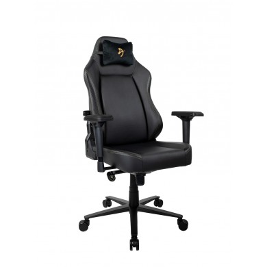 Fotoliu Gaming AROZZI Primo PRIMO-PU-GD/ 135-145kg / 165-190cm / Black/Gold