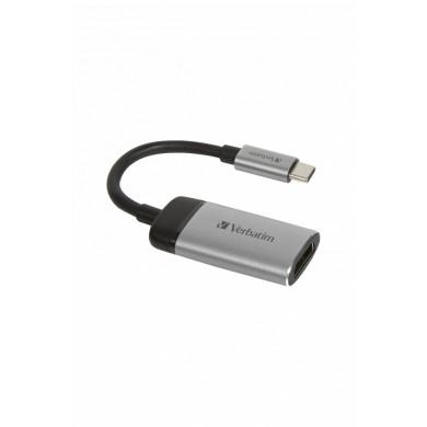Adaptor Verbatim USB Type-C to HDMI 4K, 10 cm