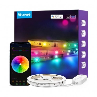 Banda LED GOVEE RGBIC Basic  / 10m / Multicolor / Wi-Fi / Bluetooth