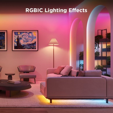 Banda LED GOVEE RGBIC S LED / 5m / Multicolor / Wi-Fi / Bluetooth Banda LED GOVEE RGBIC S LED / 5m / Multicolor / Wi-Fi / Bluetooth