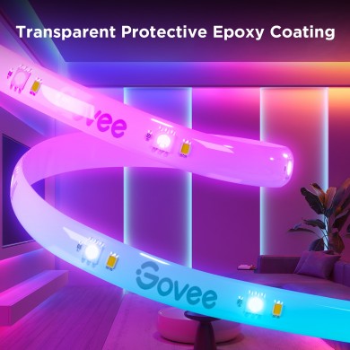 Banda LED GOVEE RGBIC S LED / 5m / Multicolor / Wi-Fi / Bluetooth Banda LED GOVEE RGBIC S LED / 5m / Multicolor / Wi-Fi / Bluetooth