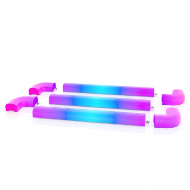 Lampa de perete (6+1) GOVEE Glide RGBIC / Wi-Fi + BT / Multicolor