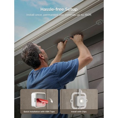 Lumini de exterior GOVEE RGBICW Permanent Outdoor Lights 2 30M, 72 Lights