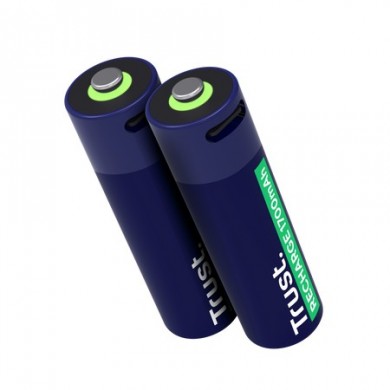 Trust Baterie reincarcabila USB-C AA/ 1700 mAh/ up to 800 charge cycles/ 2 Pack Trust Baterie reincarcabila USB-C AA/ 1700 mAh/ up to 800 charge cycles/ 2 Pack