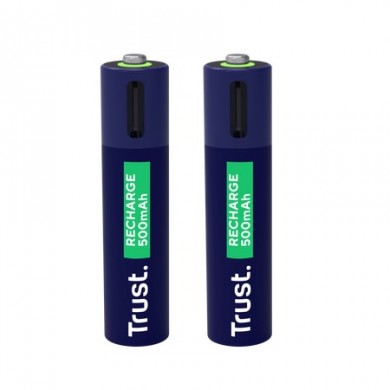 Trust Baterie reincarcabila USB-C AAA/ 500 mAh/  up to 800 charge cycles/  2 Pack
