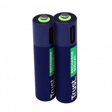 Trust Baterie reincarcabila USB-C AAA/ 500 mAh/  up to 800 charge cycles/  2 Pack