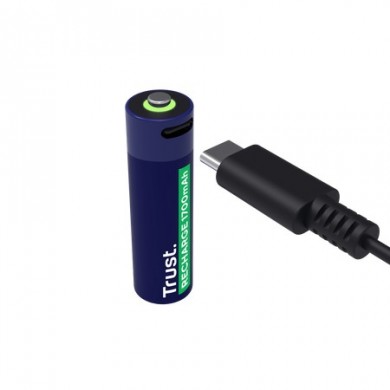Trust Baterie reincarcabila USB-C AA/ 1700 mAh/  up to 800 charge cycles/  4 Pack