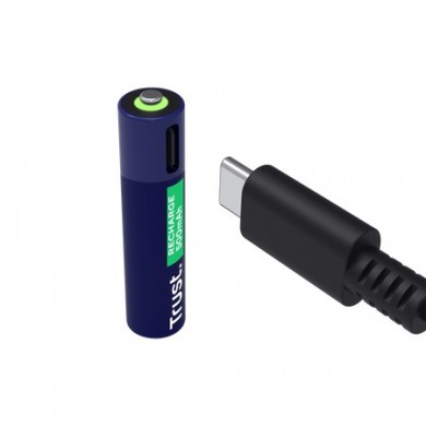 Trust Baterie reincarcabila USB-C AAA/ 500 mAh/  up to 800 charge cycles/  4 Pack