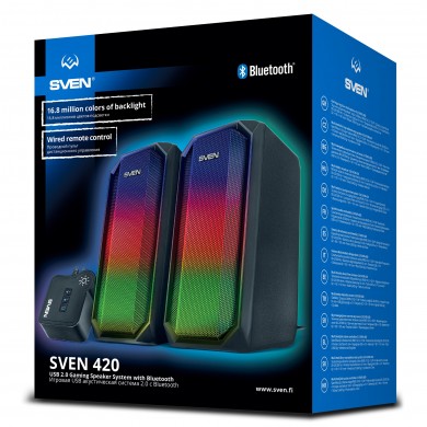 Boxe SVEN 420 / 10W/ Bluetooth/ USB power/ Black
