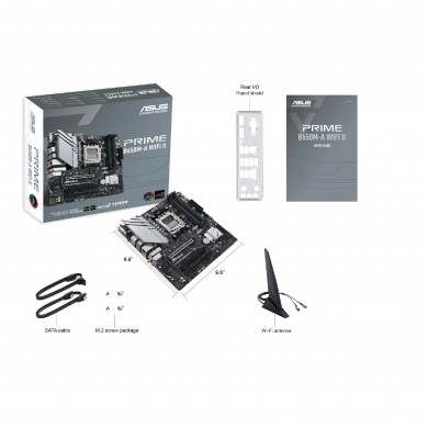 Placa de baza ASUS PRIME B650M-A WIFI II/ AM5 / B650/ DDR5/ mATX