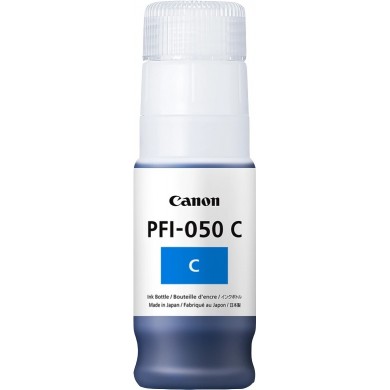 Ink Bottle Canon PFI-050C, Cyan (5699C001), 70ml for Canon TC-20/20M