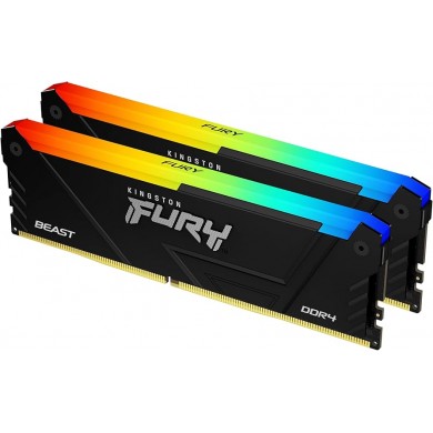 Memorie operativa Kingston FURY&reg; Beast DDR4 RGB DDR4-3600 16GB (Kit of 2*8GB)