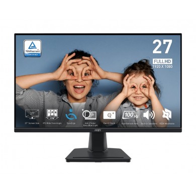 27.0&rdquo; Monitor MSI PRO MP275/ 1ms/ 100Hz/ Black