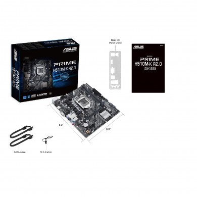 Placa de baza ASUS PRIME H510M-K R2.0 / 1200 / H470 / DDR4 / mATX