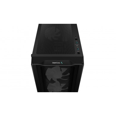 Carcasa DEEPCOOL CC560 MESH V2 / w/oPSU / Side-Window / ATX / Black