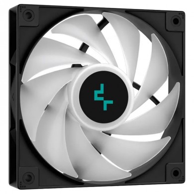 Cooler DEEPCOOL AG400 DIGITAL BK ARGB/ Universal/ 220W/ 500~2100rpm/ <31.6dBA/ 75.89CFM/ Black