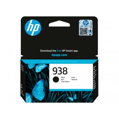 HP 938 (4S6X8PE) Black Original Ink Cartridge for HP OfficeJet Pro 9125e, 9135e, 9720, 9730, HP OFFICEJET PRO 9120 ALL-IN-ONE SERIES, 1250 p. HP 938 (4S6X8PE) Black Original Ink Cartridge for HP OfficeJet Pro 9125e, 9135e, 9720, 9730, HP OFFICEJET PRO 9120 ALL-IN-ONE SERIES, 1250 p.