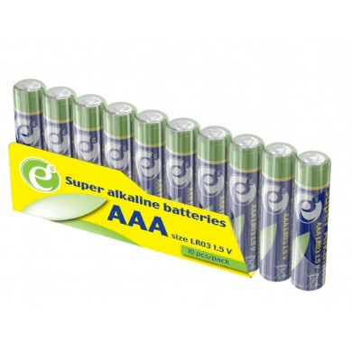 Baterii super alcaline AAA Gembird EG-BA-AAASA-01/ 10-pack