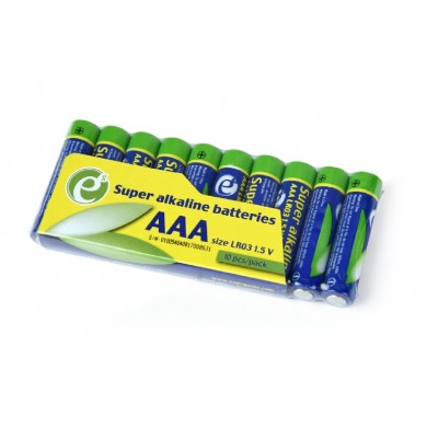 Baterii super alcaline AAA Gembird EG-BA-AAASA-01/ 10-pack