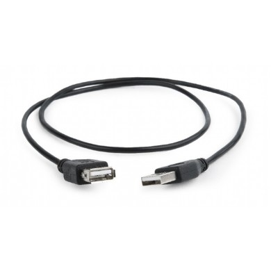 Cablu USB2.0 Cablexpert CC-USB2-AMAF-75CM/300-BK / 0.75 m / Black