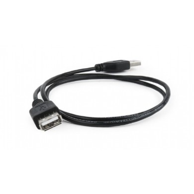 Cablu USB2.0 Cablexpert CC-USB2-AMAF-75CM/300-BK / 0.75 m / Black