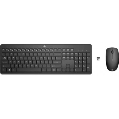 Tastatura si mouse Wireless HP 230, Black