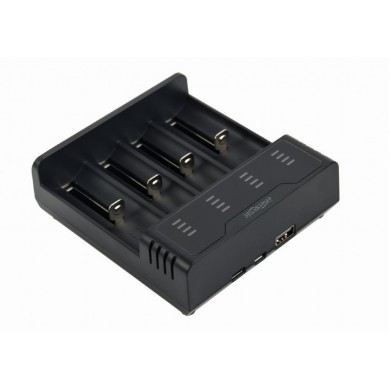 Incarcator rapid de baterii Ni-MH + Li-ion EnerGenie BC-USB-02