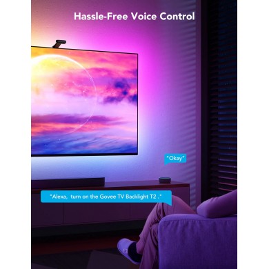 GOVEE RGBIC Envisual TV Backlight T2 with Dual Cameras (55”-65”) GOVEE RGBIC Envisual TV Backlight T2 with Dual Cameras (55”-65”)