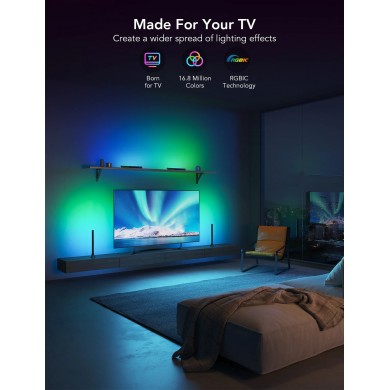 Bare luminoase TV GOVEE RGBIC TV Light Bars for 45-70 inch TVs Bare luminoase TV GOVEE RGBIC TV Light Bars for 45-70 inch TVs