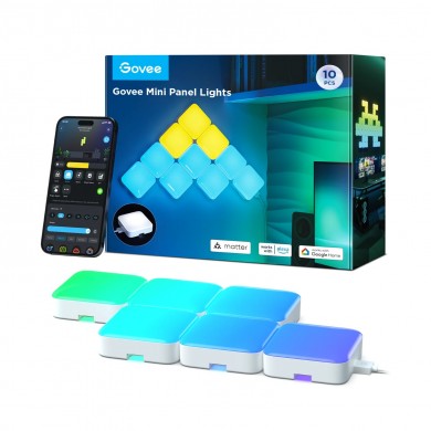 Lumini patrate GOVEE Smart Mini Panel Lights 10 Pack