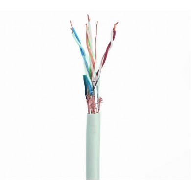 Cable SFTP Gembird SPC-5004E double shielded LAN cable with stranded wires, CAT5e, AWG24 solid copper, 305m