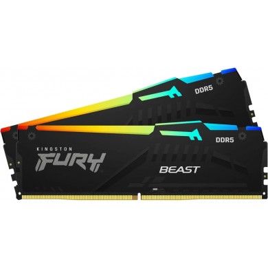 Memorie operativa Kingston FURY Beast RGB EXPO DDR5 5600MHz 32GB (Kit of 2*16GB)
