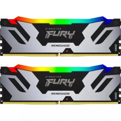 Memorie operativa Kingston FURY Renegade Silver RGB DDR5-6400 32GB (Kit of 2*16GB)