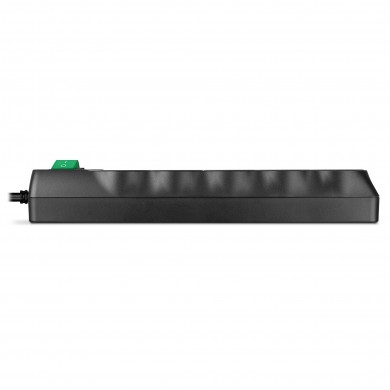 Surge Protector SVEN SF-10E-16/ 10 Sockets/ 3680W/ 3.0m/ Black