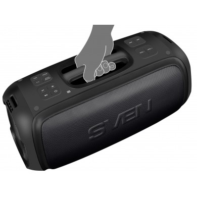 Boxa portabila SVEN PS-860 Black / 100W / Bluetooth / NFC / FM tuner / USB / microSD