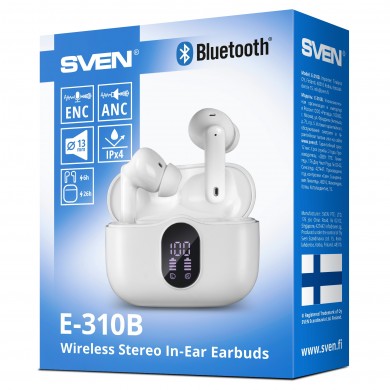 Casti SVEN E-310B, White