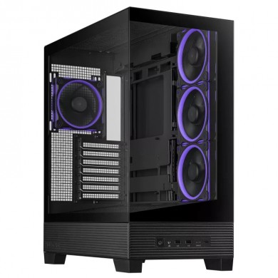 Carcasa ASUS A31 PLUS TG ARGB/ w/oPSU / 4x120mm ARGB fans/ ATX / Black