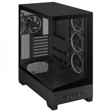 Carcasa ASUS A31 PLUS TG ARGB/ w/oPSU / 4x120mm ARGB fans/ ATX / Black