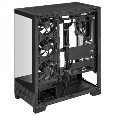 Carcasa ASUS A31 PLUS TG ARGB/ w/oPSU / 4x120mm ARGB fans/ ATX / Black