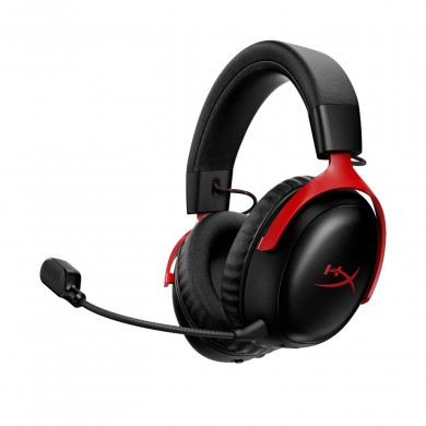 Casti Gaming Wireless HyperX Cloud III S Wireless, Black/Red, [A59Z0AA]
