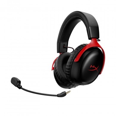 Casti Gaming Wireless HyperX Cloud III S Wireless, Black/Red, [A59Z0AA]