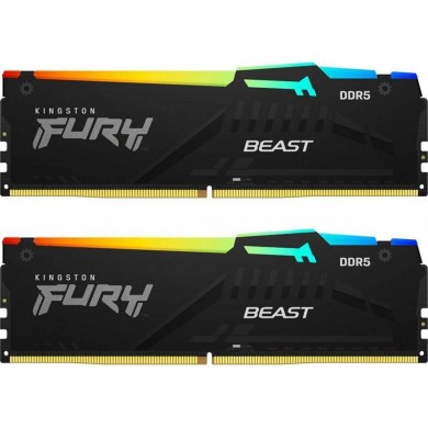 Memorie operativa Kingston FURY Beast RGB EXPO DDR5 6000MHz 64GB (Kit of 2*32GB) Memorie operativa Kingston FURY Beast RGB EXPO DDR5 6000MHz 64GB (Kit of 2*32GB)