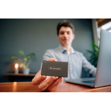 M.2 Extern SSD Verbatim Metal MINI SSD / 512GB / USB3.2 Gen 2x2 Type-C