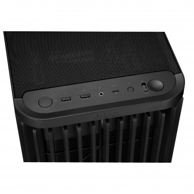 Carcasa ASUS ProArt PA401 Wood Edition/ no PSU / 2x160mm, 1x120mm fan/ ATX/ Black