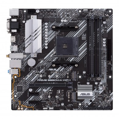 Placa de baza ASUS PRIME B550M-A WI-FI II / AM4 / B550 / DDR4 / mATX