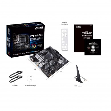Placa de baza ASUS PRIME B550M-A WI-FI II / AM4 / B550 / DDR4 / mATX